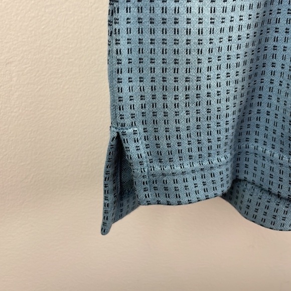 NWOT IZOD Golf  Men Polo Shirt SZ L Blue with Design Soft and Comfortable - Picture 8 of 9